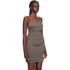 Nanushka Gray Adie Minidress Size: S